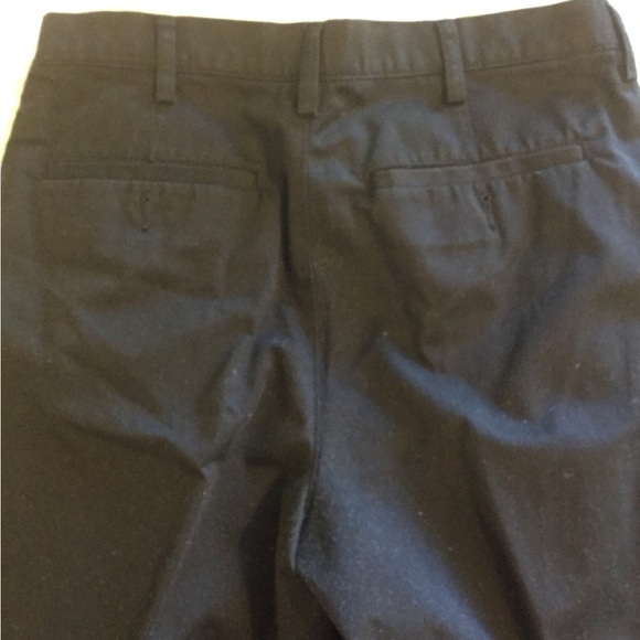 Merona men’s BLACK pants 32 x 30. 60% cotton 40% polyester.. Flat front - Picture 4 of 4